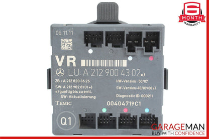 08-18 Mercedes W212 E350 E400 Front Right Side Door Control Module 212900430 OEM