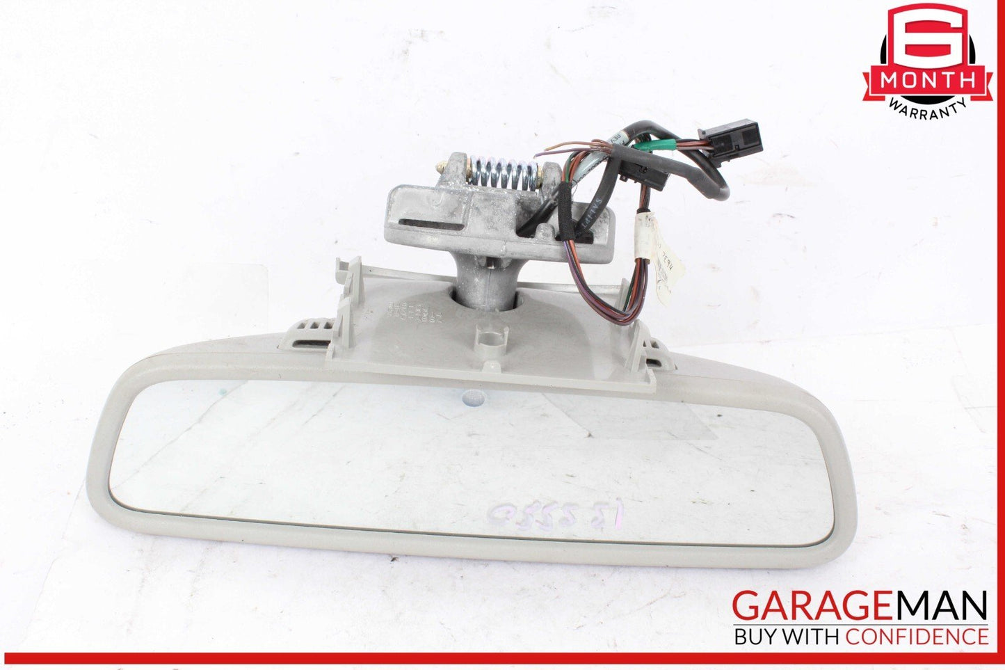 10-13 Mercedes W221 S550 CL550 Interior Rear View Mirror Gray OEM