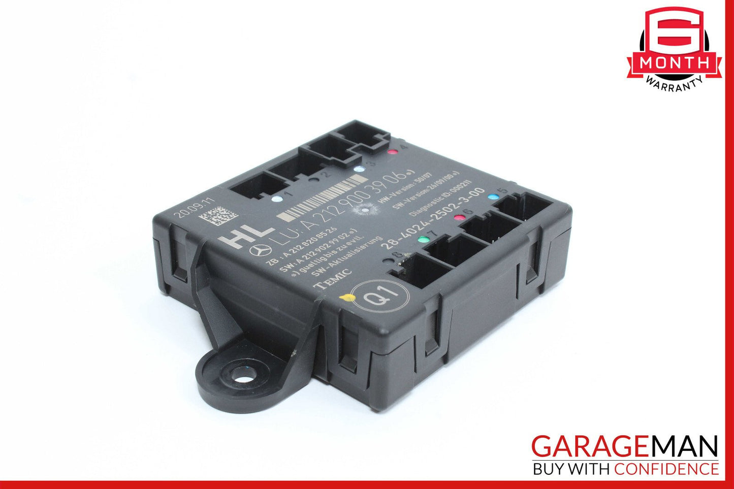 08-18 Mercedes W204 C250 C350 CLS550 Rear Left Side Door Control Module OEM