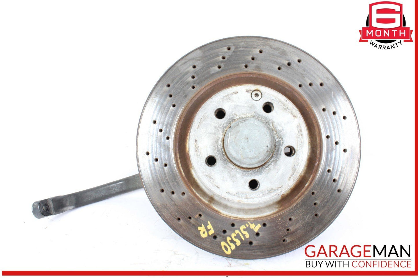 03-12 Mercedes R230 SL550 Front Right Side Spindle Knuckle w/ Disc Rotor OEM