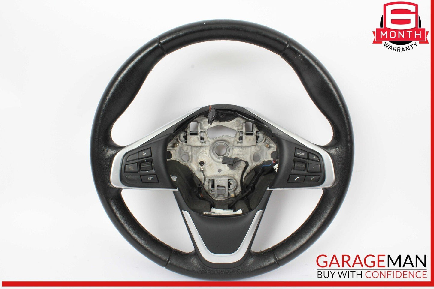 18-22 BMW X1 Front Left Driver Side Steering Wheel w/ Switch Buttons 6877516 OEM