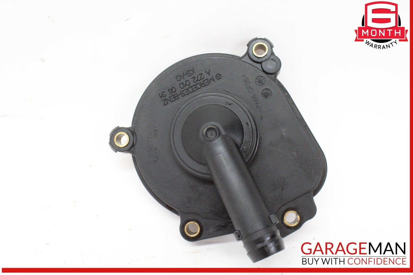 05-14 Mercedes W212 E350 C300 Engine PCV Crankcase Vent Valve Oil Separator OEM