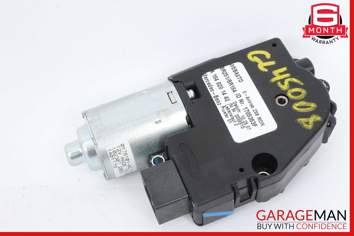 06-13 Mercedes X164 GL450 Panoramic Sunroof Sun Roof Motor 1648201442 OEM