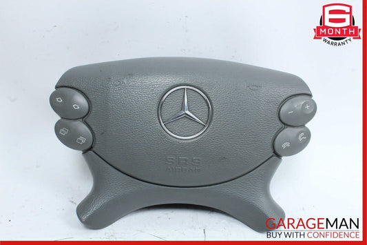 03-12 Mercedes W209 CLK500 E350 SL500 Steering Wheel Airbag Air Bag Grey