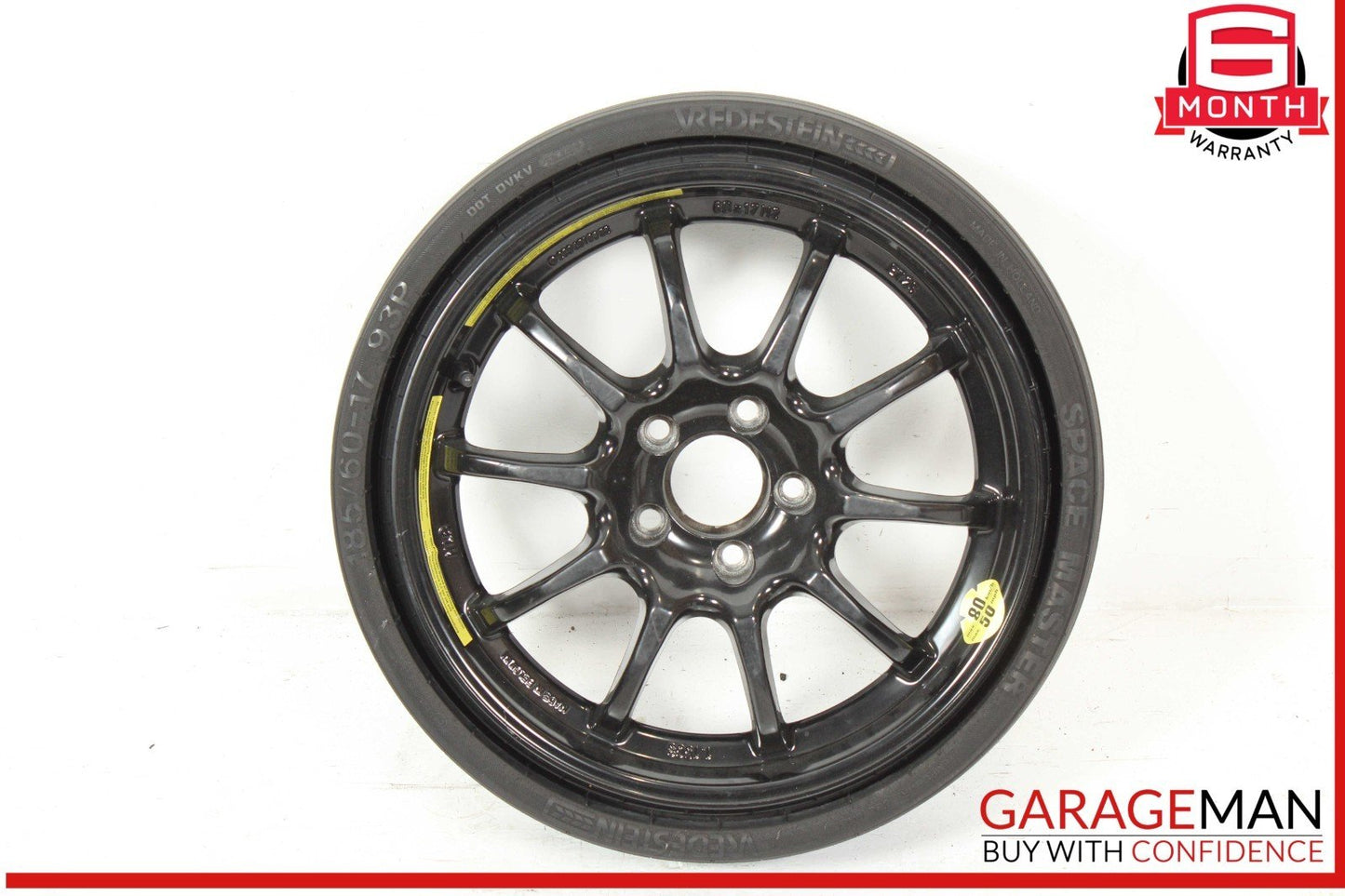 03-12 Mercedes R230 SL500 SL550 Emergency Spare Tire Wheel Donut Rim 17" 17 OEM