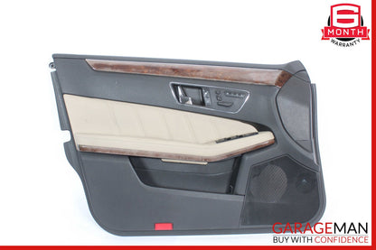 10-13 Mercedes W212 E350 E550 Front Left Driver Side Interior Door Panel OEM