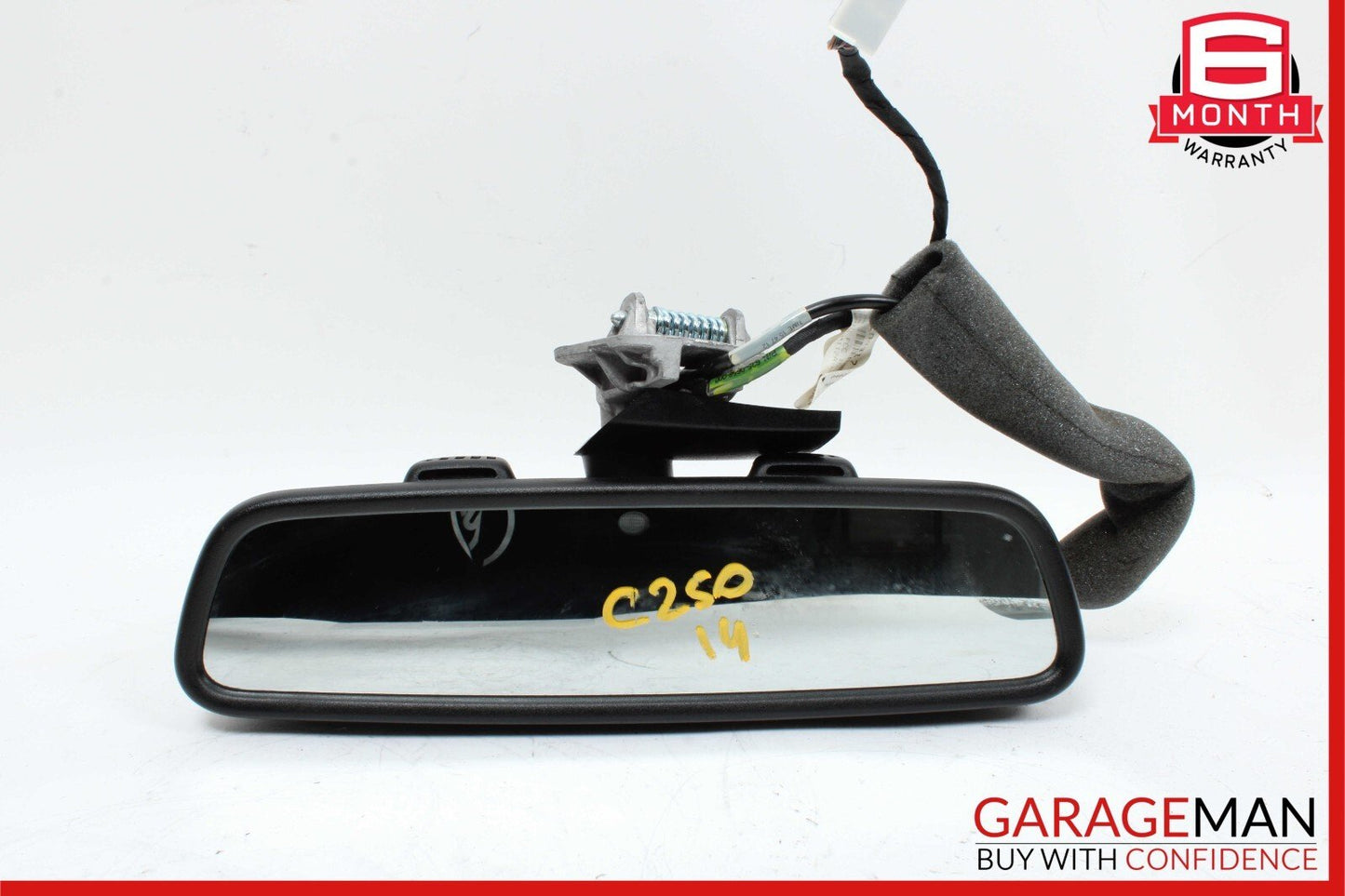08-14 Mercedes W204 C350 C300 C250 Front Top Upper Rear View Mirror Assy