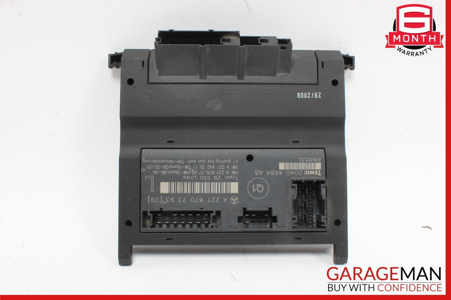 07-13 Mercedes W221 S550 S350 S65 AMG Front Left Side Under Seat Controller Unit
