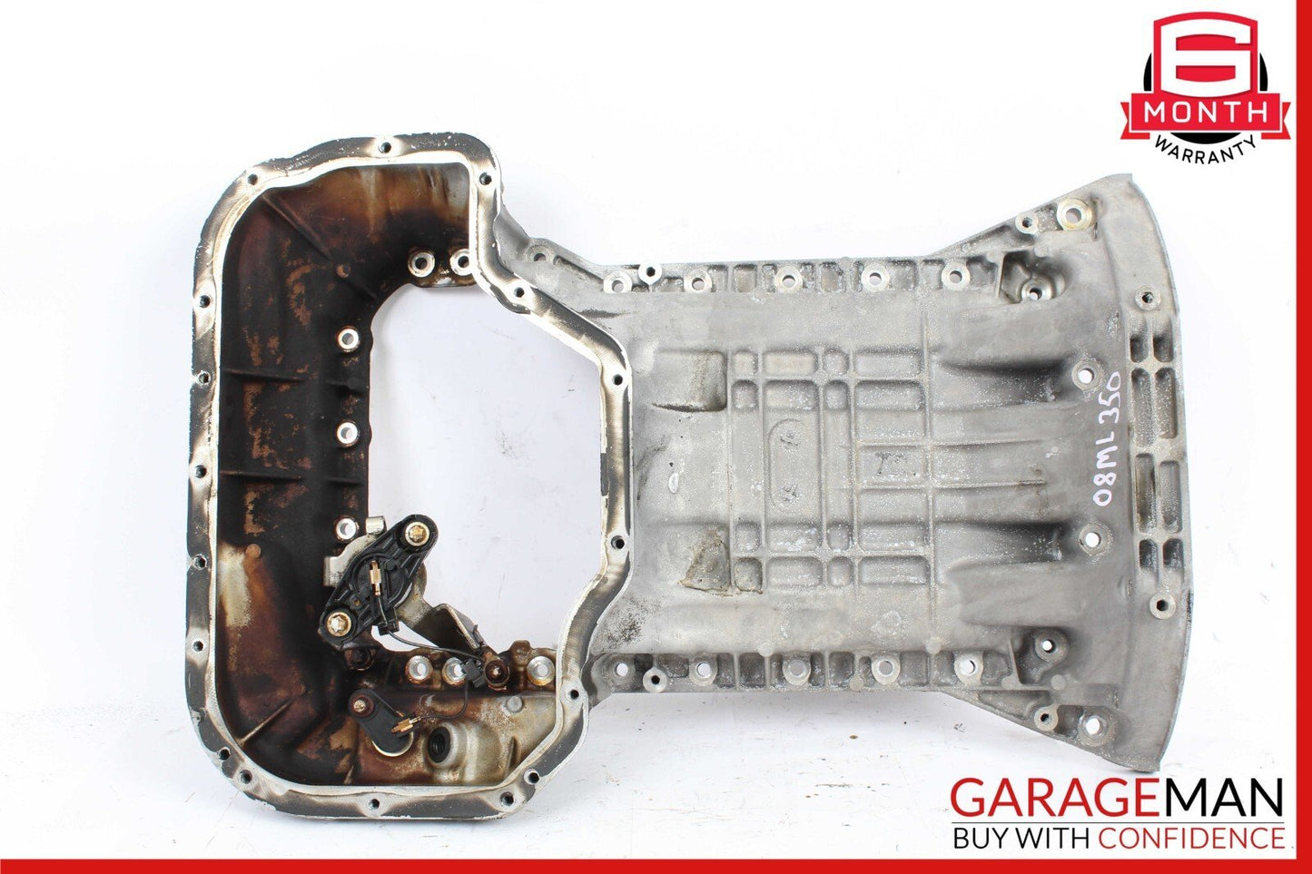 06-13 Mercedes ML350 R350 SLK300 V6 Engine Upper Oil Sump Baffle Pan 2720142002
