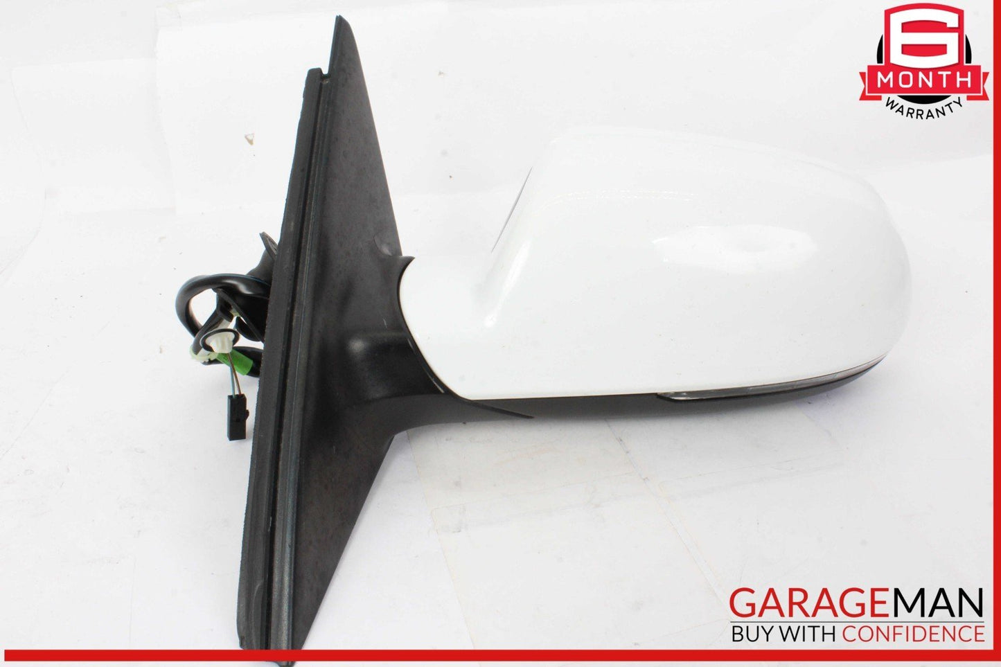 09-16 Audi S4 Front Left Driver Side Door Rear View Mirror White OEM