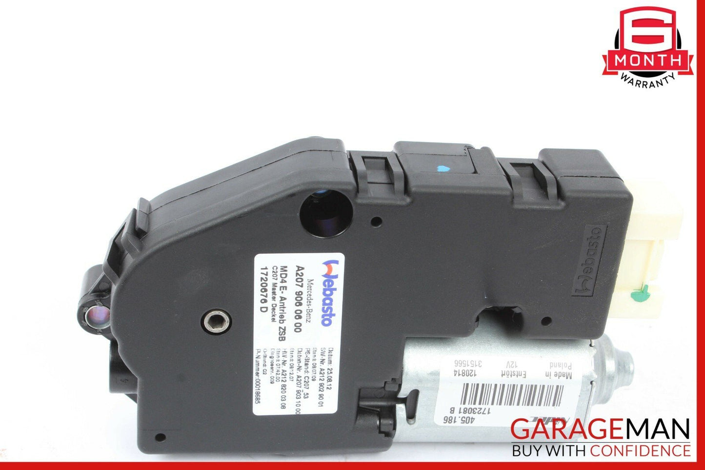 10-17 Mercedes W207 E350 C250 Pano Panoramic Sunroof Sun Roof Motor Unit OEM