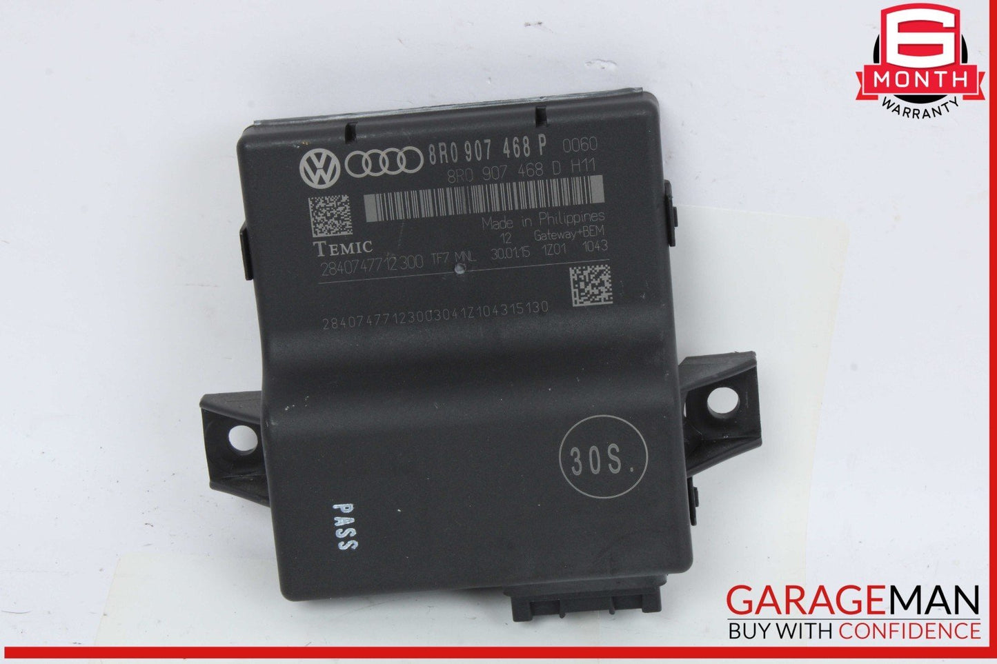 2014-2016 Audi A5 ECM Network Gateway Control Module Unit 8R0907468P Genuine