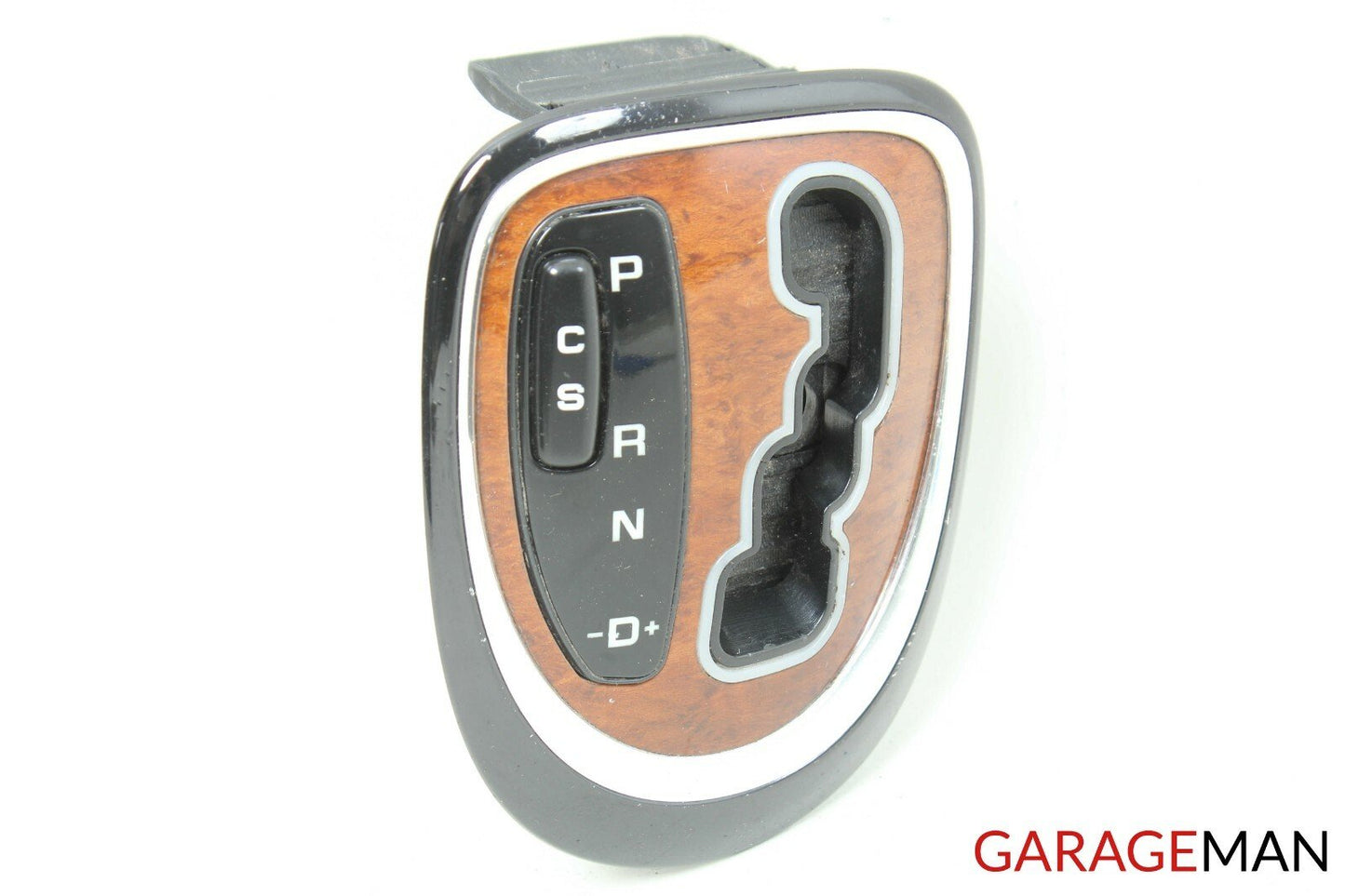 00-06 MERCEDES W220 S430 GEAR SHIFTER BEZEL TRIM COVER INDICATOR WOOD OEM