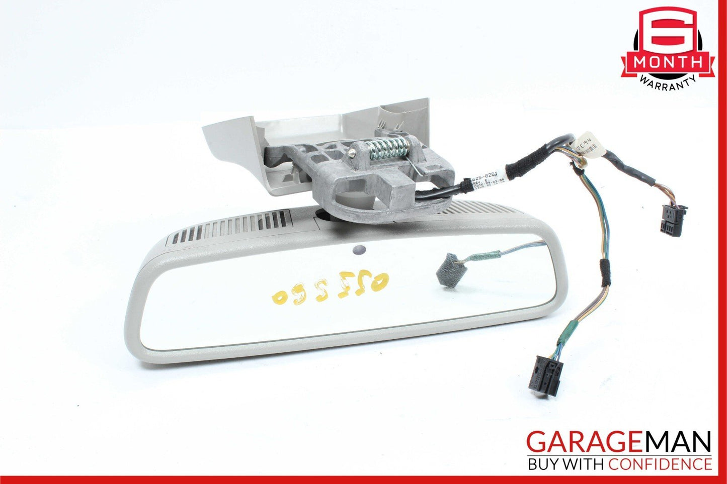 07-13 Mercedes W221 S550 S600 S63 AMG Interior Top Rear View Mirror Gray OEM