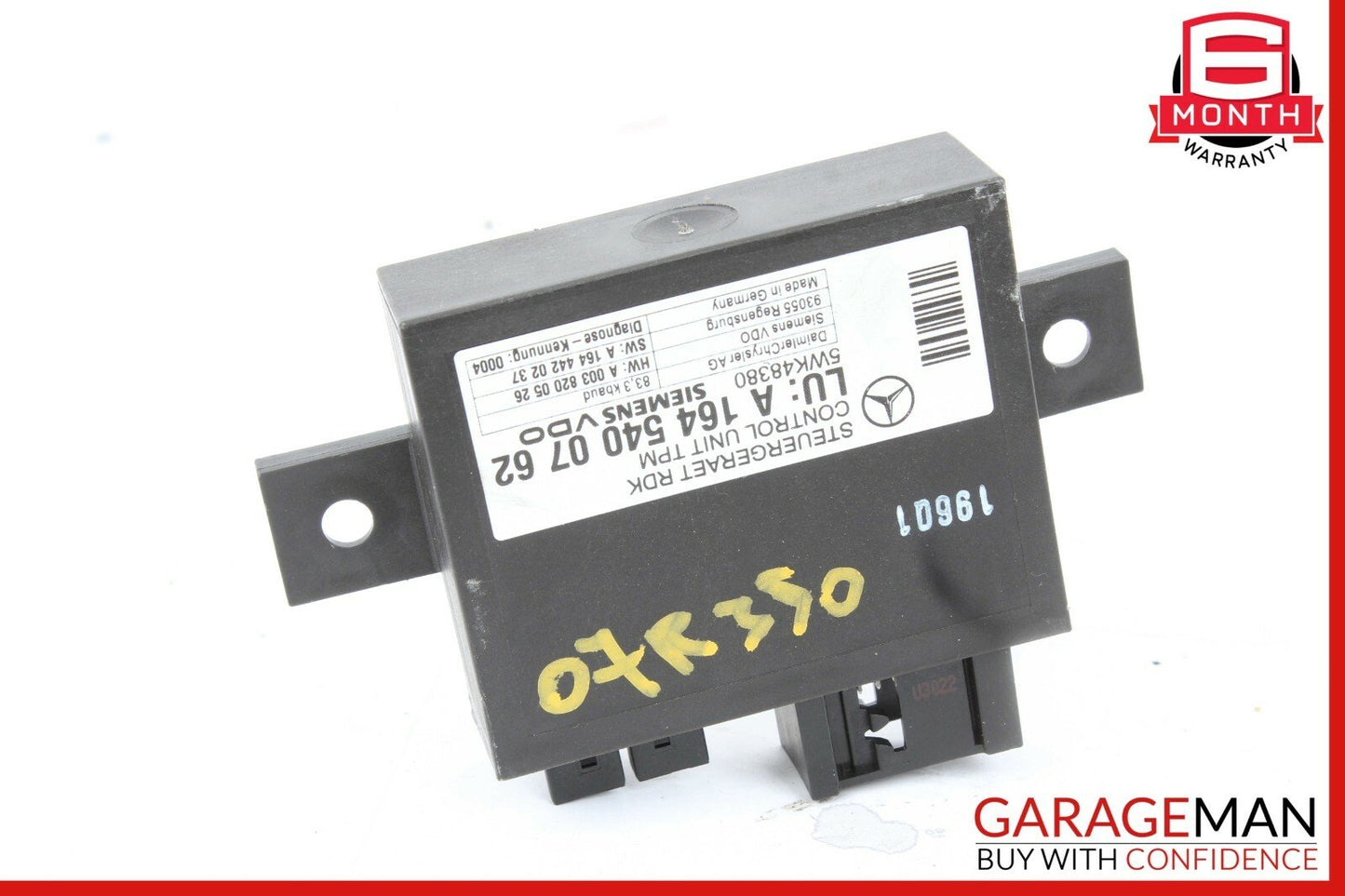 06-11 Mercedes W251 R350 CLS550 E550 TPMS Tire Pressure Control 1645400762 OEM