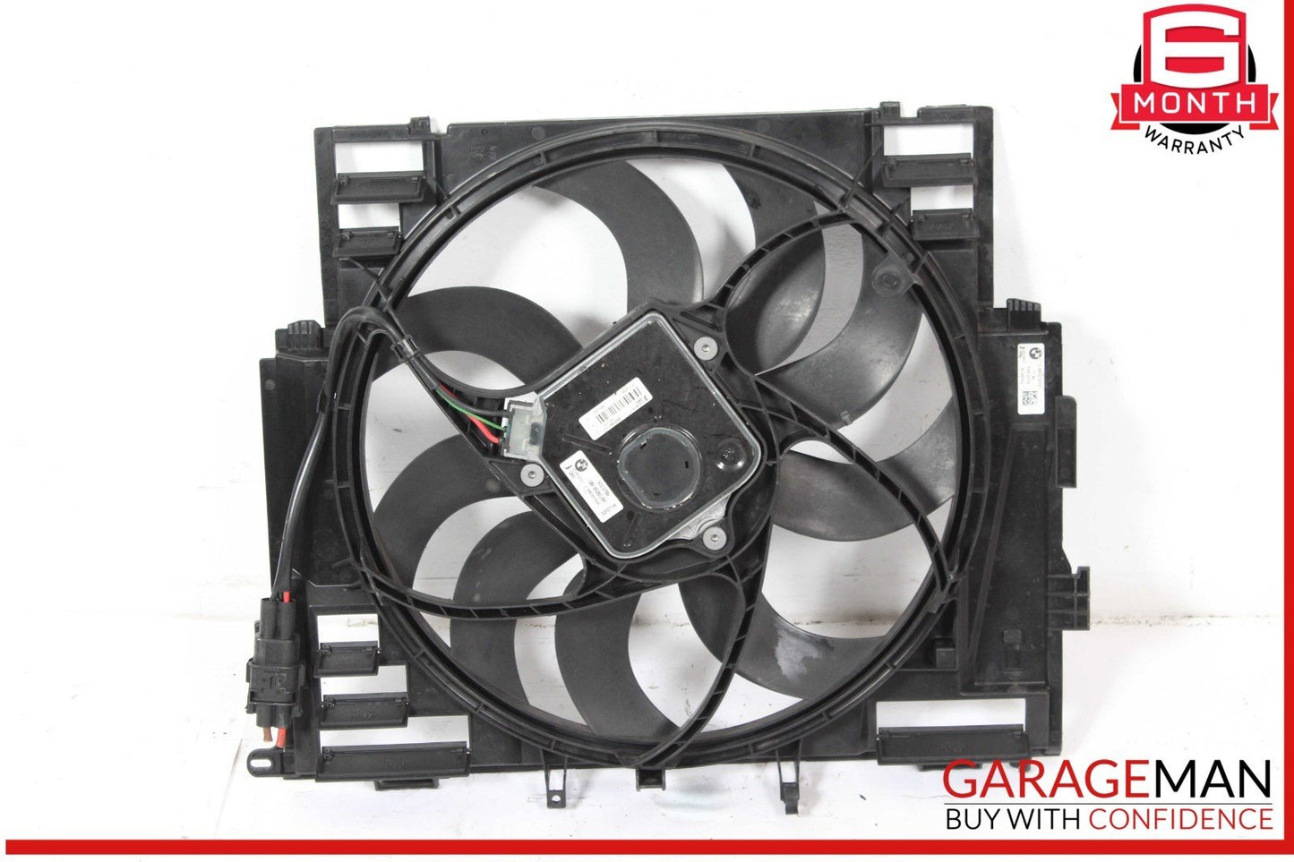 12-16 BMW F10 528i Engine Radiator Cooling Fan Motor Assembly 17418642161 OEM