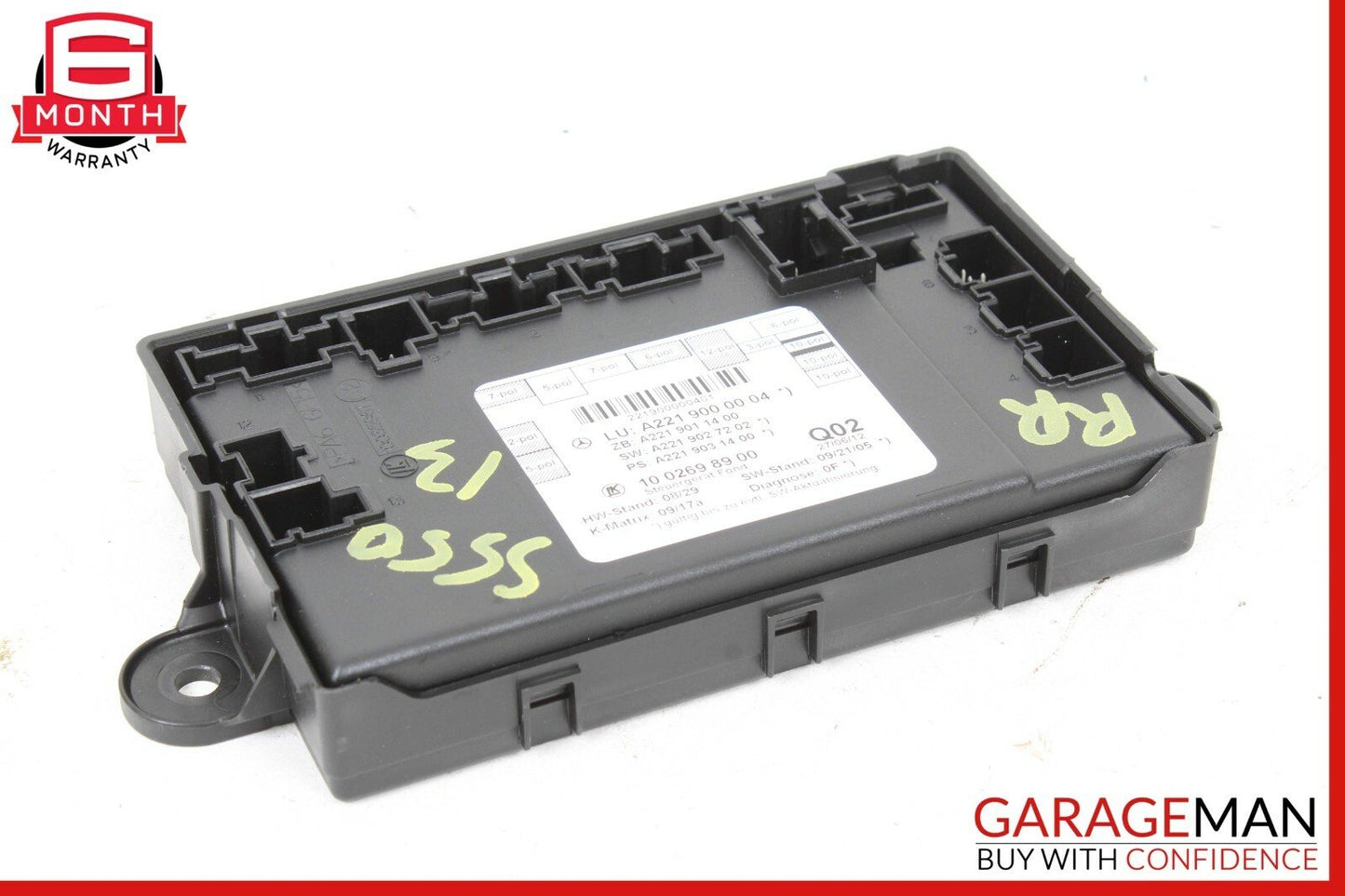 07-13 Mercedes W221 S550 S63 AMG Rear Right / Left Door Control Module Q02 OEM