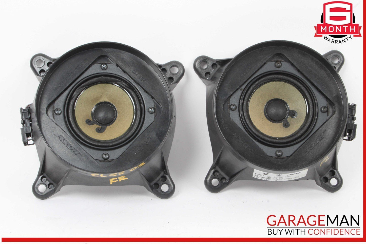 00-06 Mercedes W215 CL55 AMG Front Right and Left Side Door Sound Speaker OEM