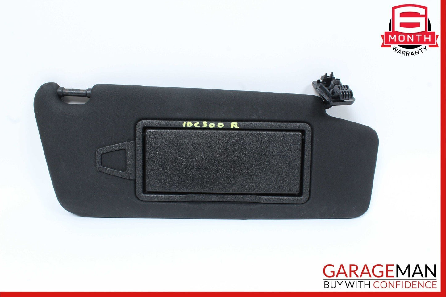 08-14 Mercedes W204 C250 C300 Front Right Passenger Sunvisor Sun Visor Black