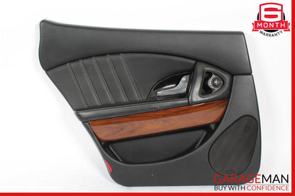 03-13 Maserati Quattroporte M139 Rear Left Side Interior Door Panel Trim Assy