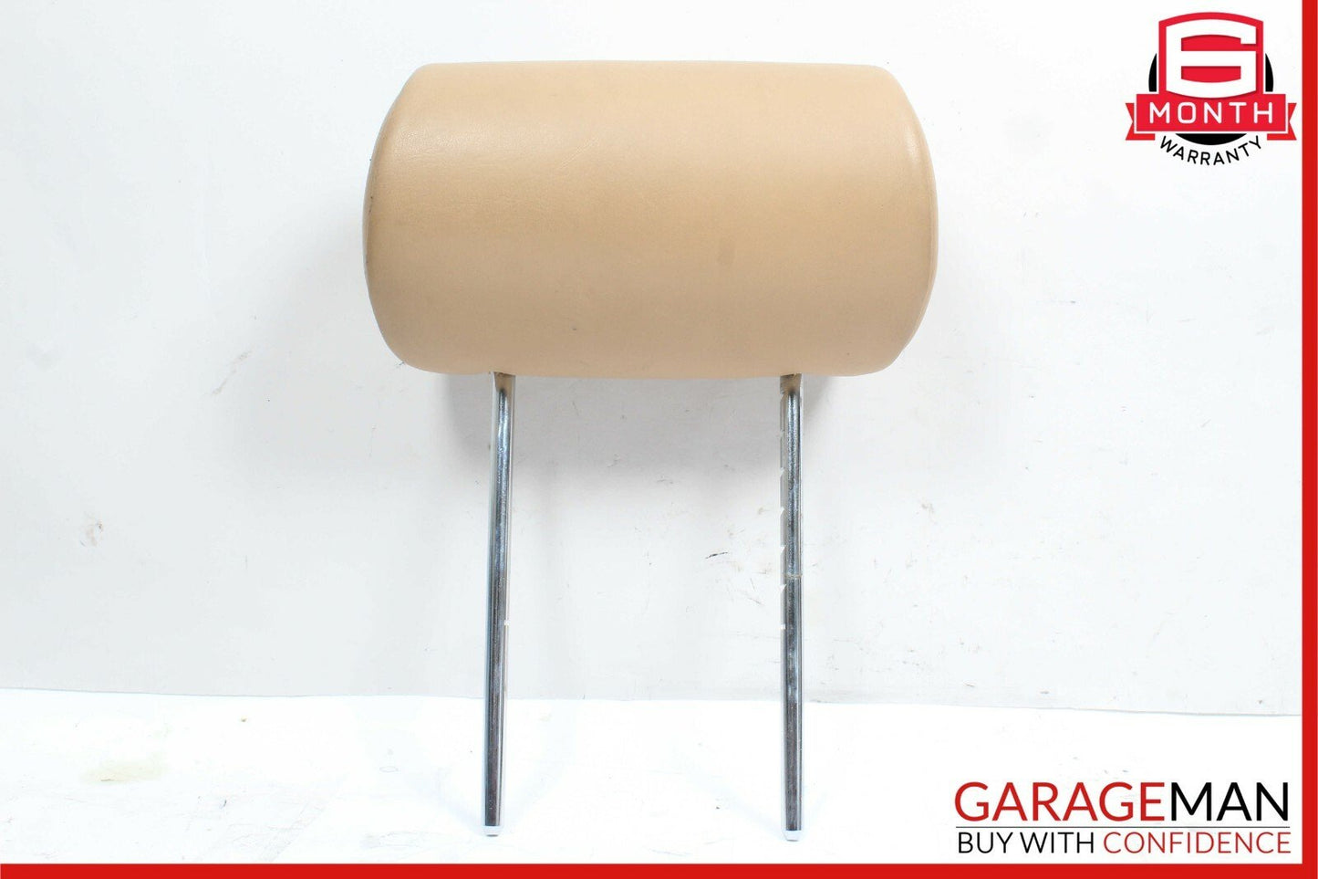 79-91 Mercedes W126 420SEL Front Right / Left Side Seat Headrest Head Rest Brown