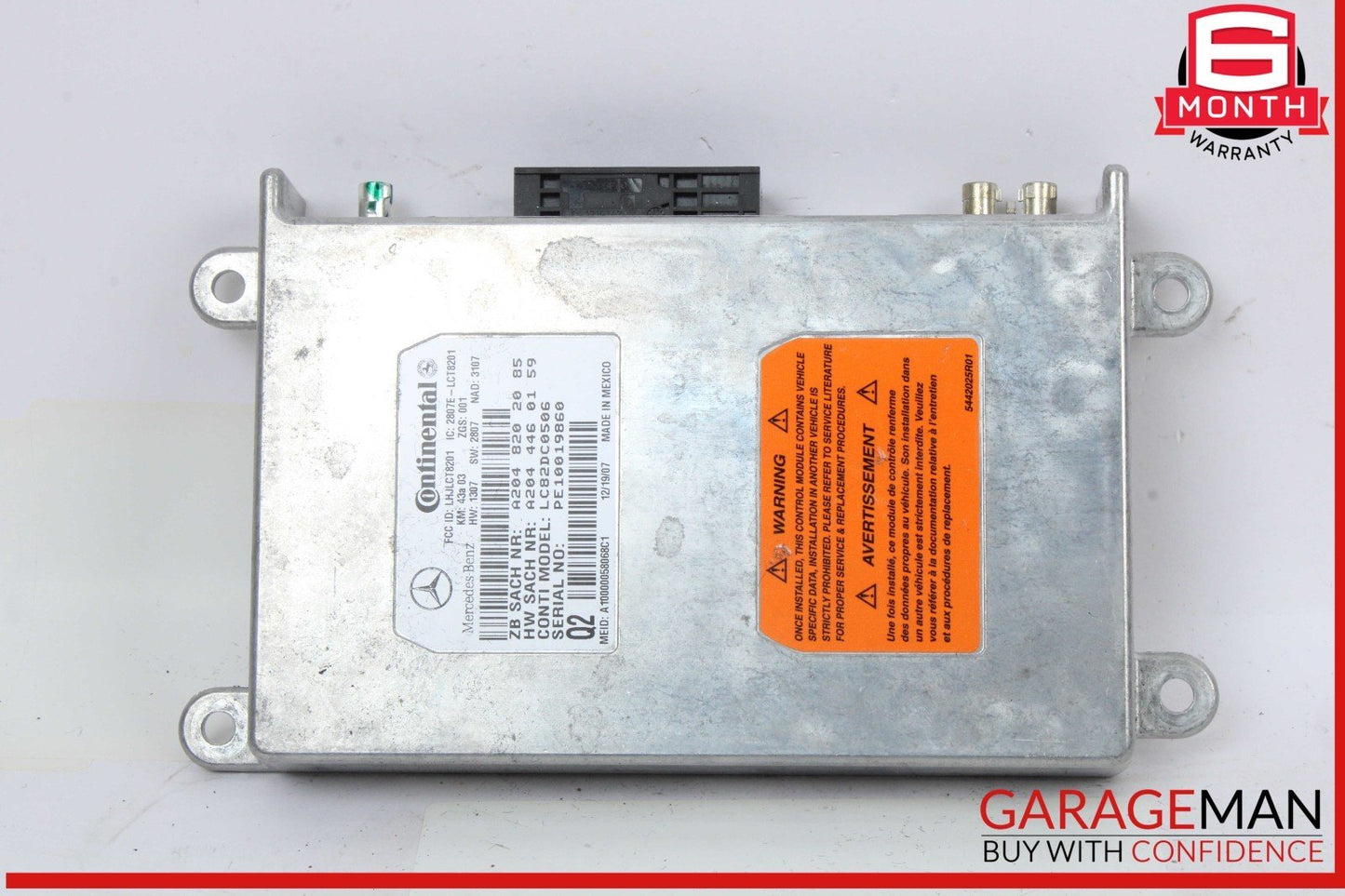 Mercedes W221 S550 GL450 Voice Communication Control Module 2048202085 OEM