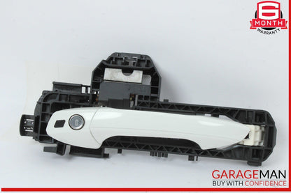 08-15 Mercedes X204 GLK350 Front Left Driver Side Exterior Door Handle White OEM