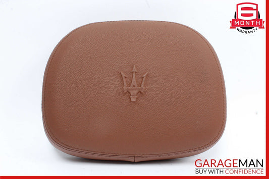 14-17 Maserati Ghibli Front Left or Right Seat Headrest Head Rest Brown OEM