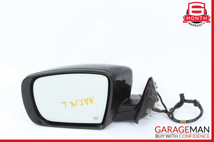 14-17 Maserati Ghibli Front Left Driver Side Mirror Door Rear View Black OEM