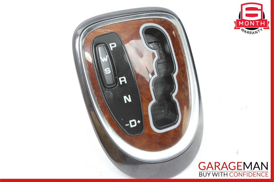 00-06 Mercedes W220 S500 S600 Gear Shifter Bezel Trim Indicator Wood OEM