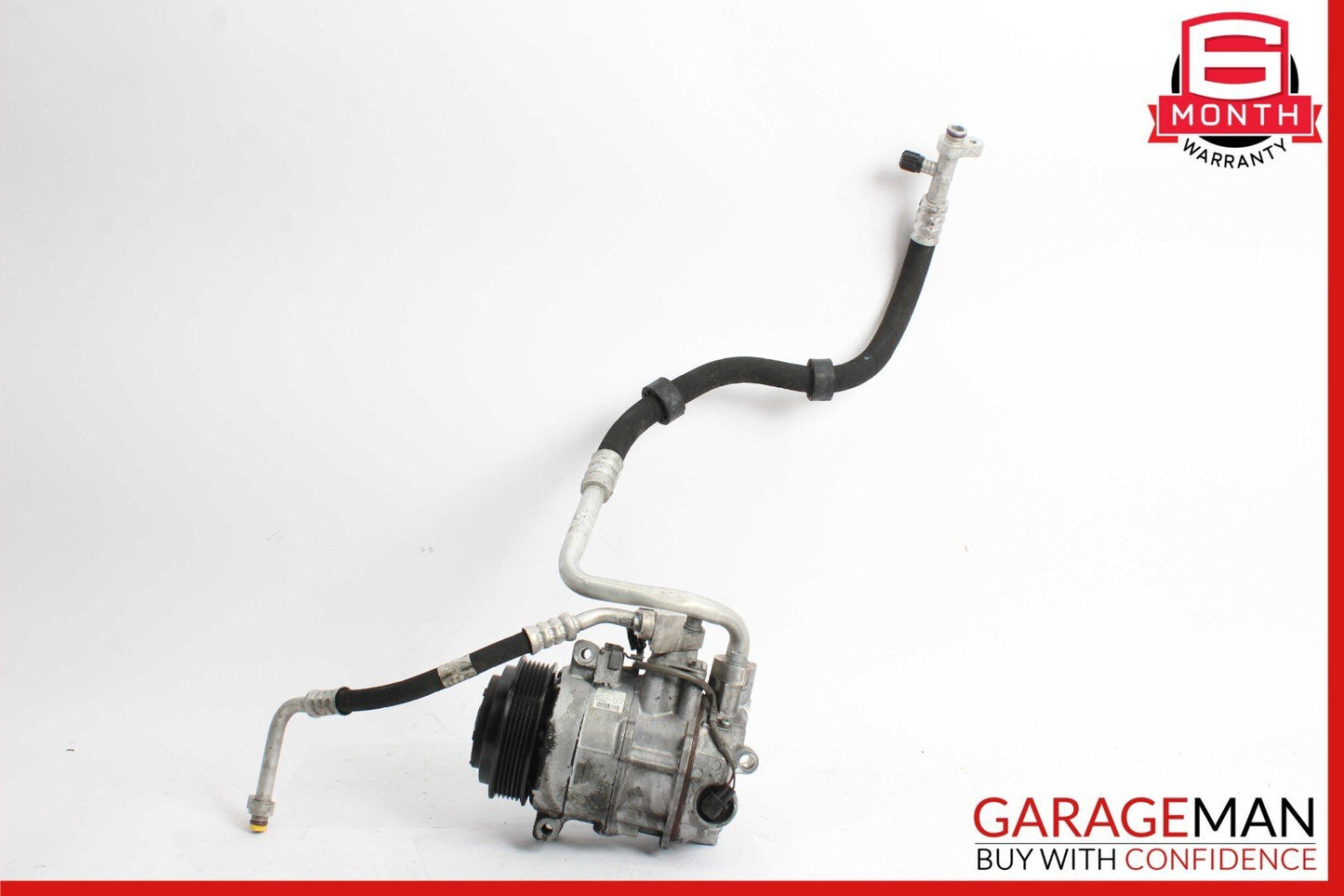 12-18 Mercedes W218 CLS550 A/C Air Conditioning Compressor Pump w/ Line Pipe OEM