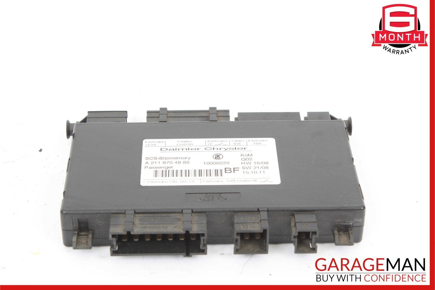 03-12 Mercedes X164 GL450 CLS550 CLS63 AMG Front Right Seat Control Module Unit