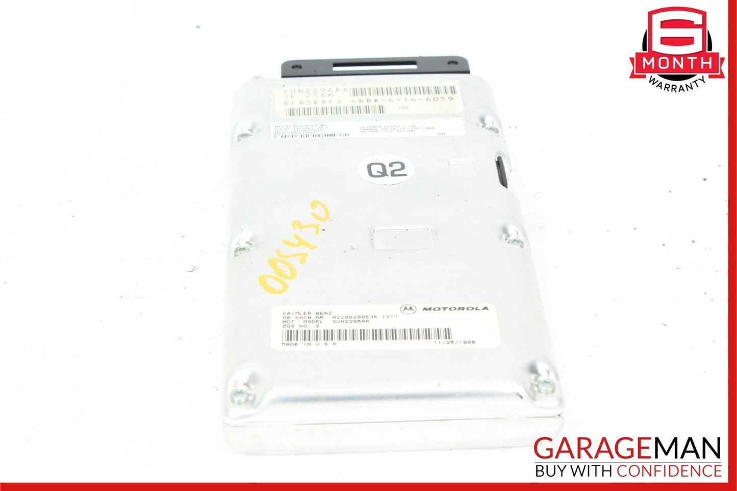 00-06 Mercedes W220 SL500 S500 CL500 Voice Command Control Module 2208200535 OEM