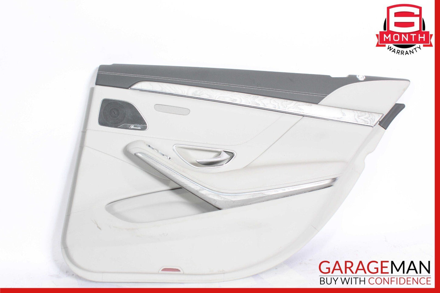 14-17 Mercedes W222 S550 S500 Rear Right Side Interior Door Panel Cover Gray