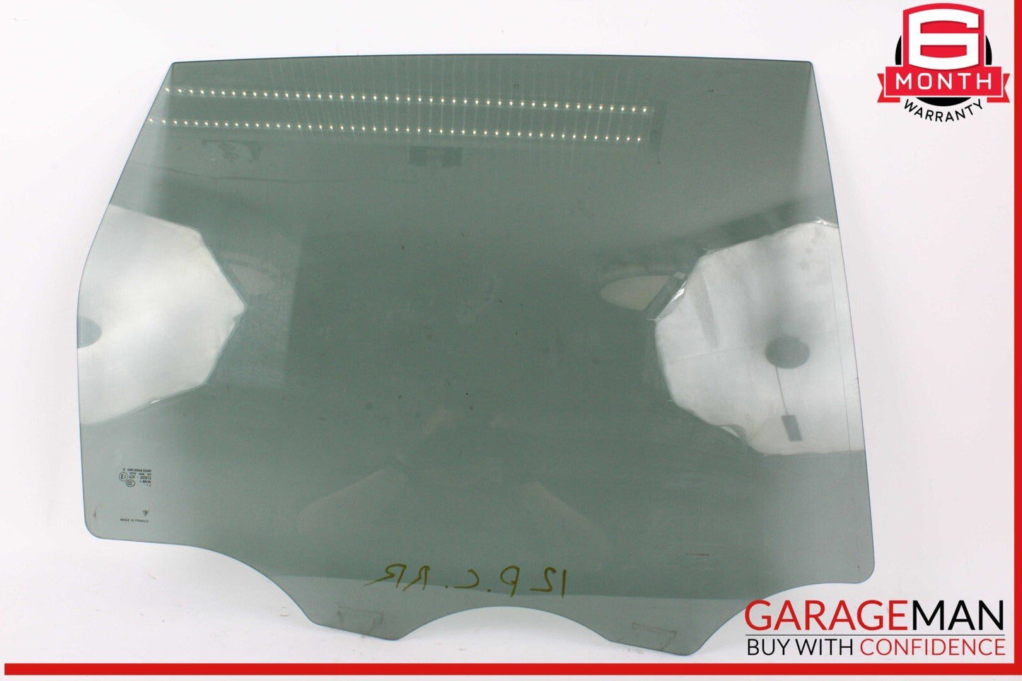 11-18 Porsche Cayenne S 958 Rear Right Passenger Side Door Window Glass OEM