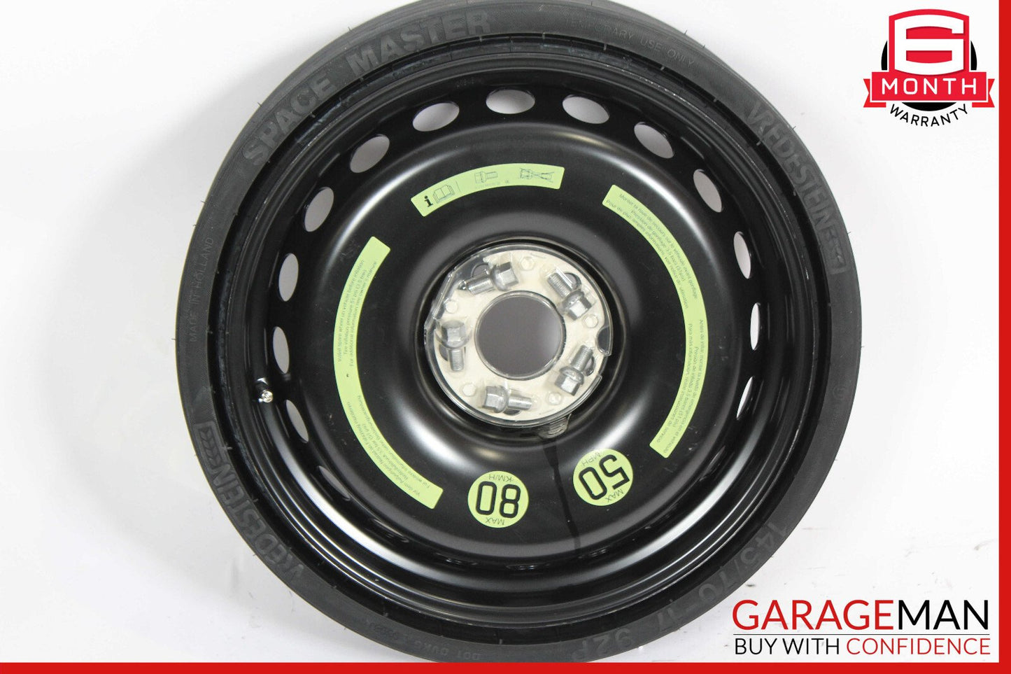 12-20 Mercedes R172 SLK350 Emergency Spare Tire Wheel Donut Space Saver 4.5Bx17