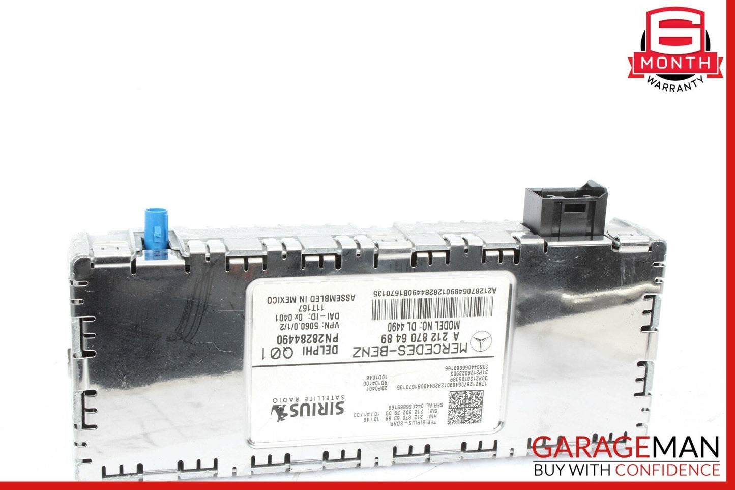 12-14 Mercedes R172 SLK350 CLS500 Sirius Satellite Radio Receiver Control Module