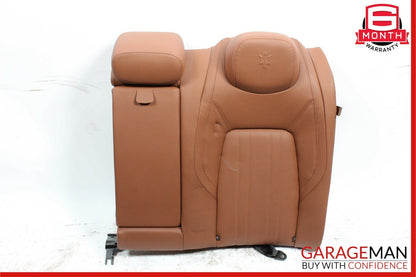 14-17 Maserati Ghibli Rear Left Upper Seat Cushion Assembly Leather Brown