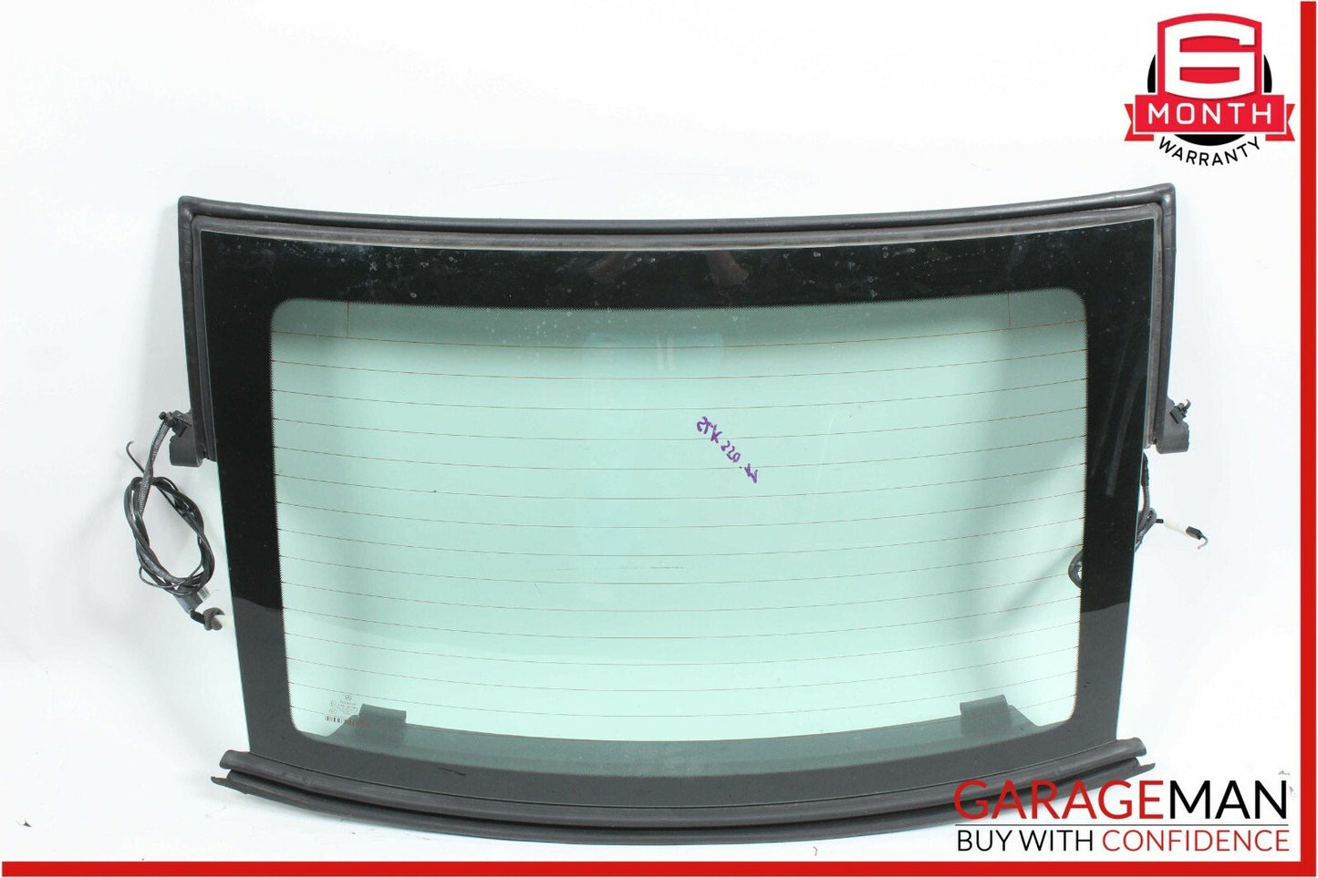 12-16 Mercedes R172 SLK250 SLK350 Rear Windshield Back Window Glass Panel OEM