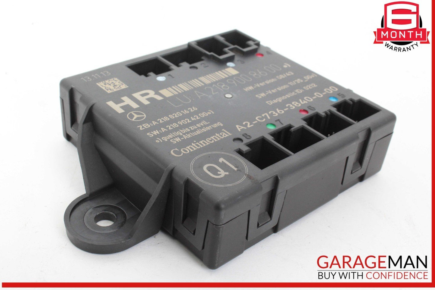08-18 Mercedes W212 E250 C350 CLS550 Rear Right Side Door Control Module Unit
