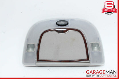 00-06 Mercedes W220 S500 S65 AMG Rear Left / Right Dome Light Mirror Assy Wood