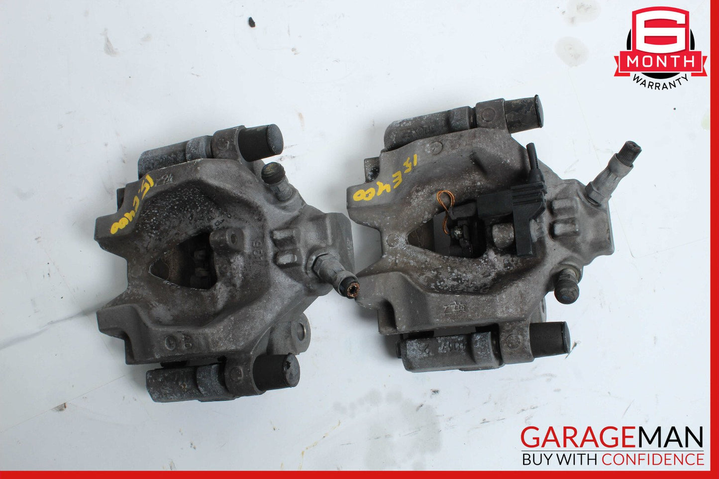 08-17 Mercedes W207 E400 Coupe Rear Brake Calipers Left and Right Set OEM