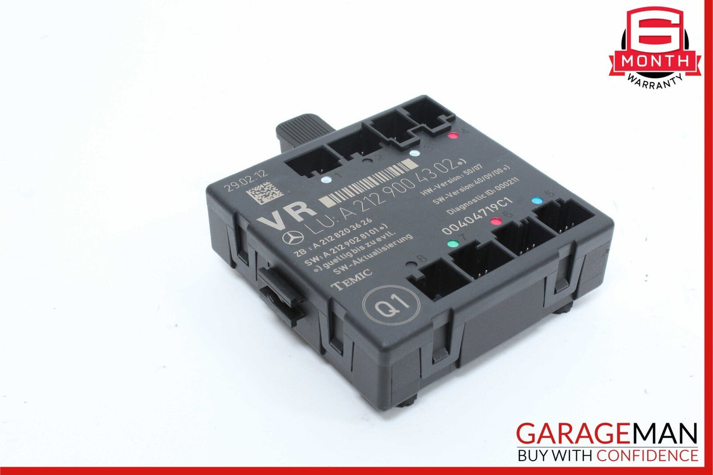 08-18 Mercedes X204 GLK350 Front Right Passenger Side Door Controller Module OEM