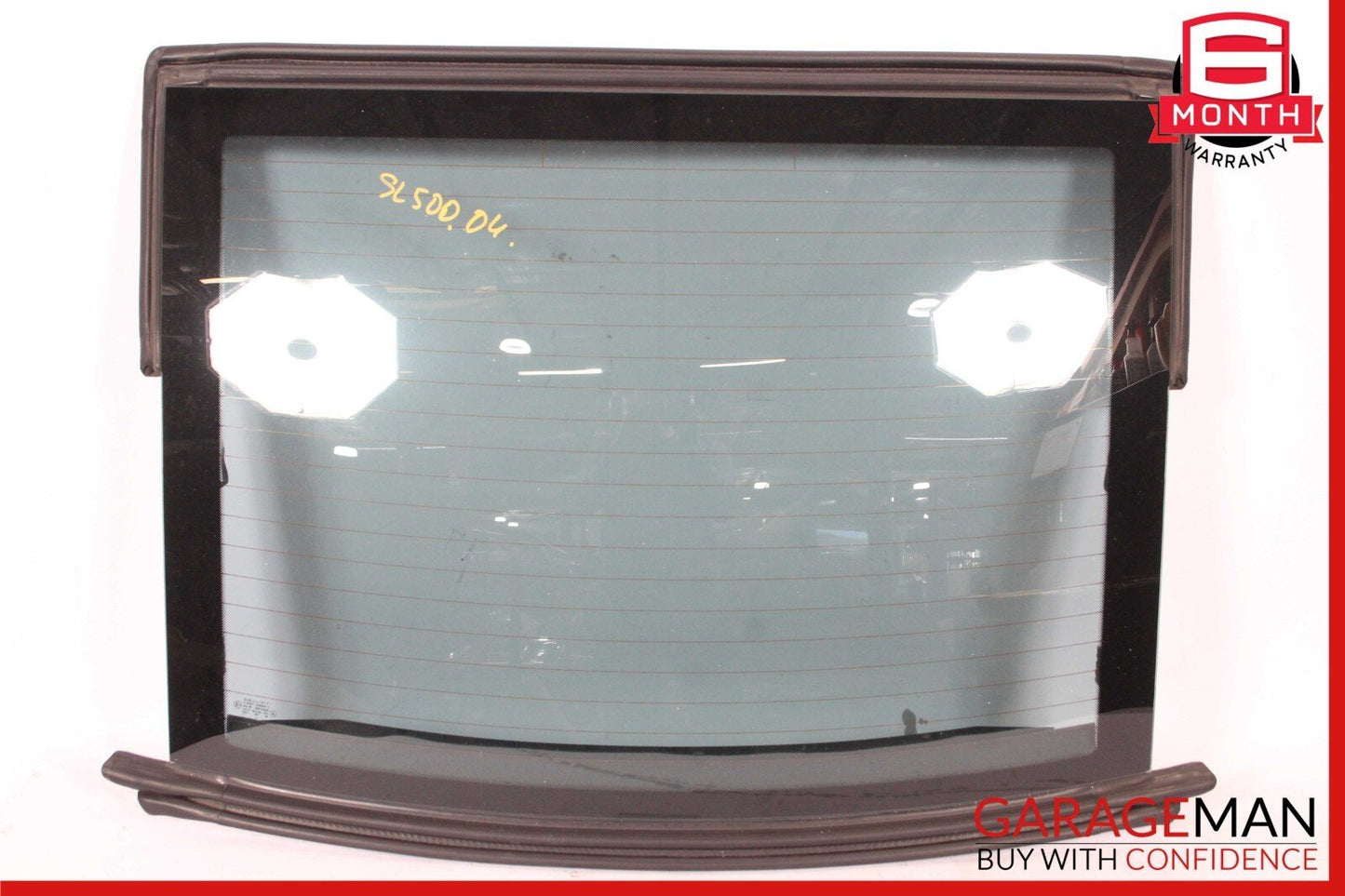 03-11 Mercedes R230 SL500 SL550 SL55 AMG Rear Back Windshield Window Glass Clear