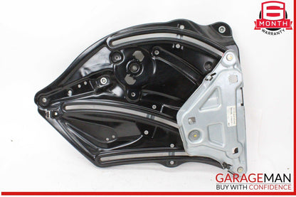 10-16 Mercedes W212 E400 Rear Right Door Window Regulator Frame w/o Motor OEM