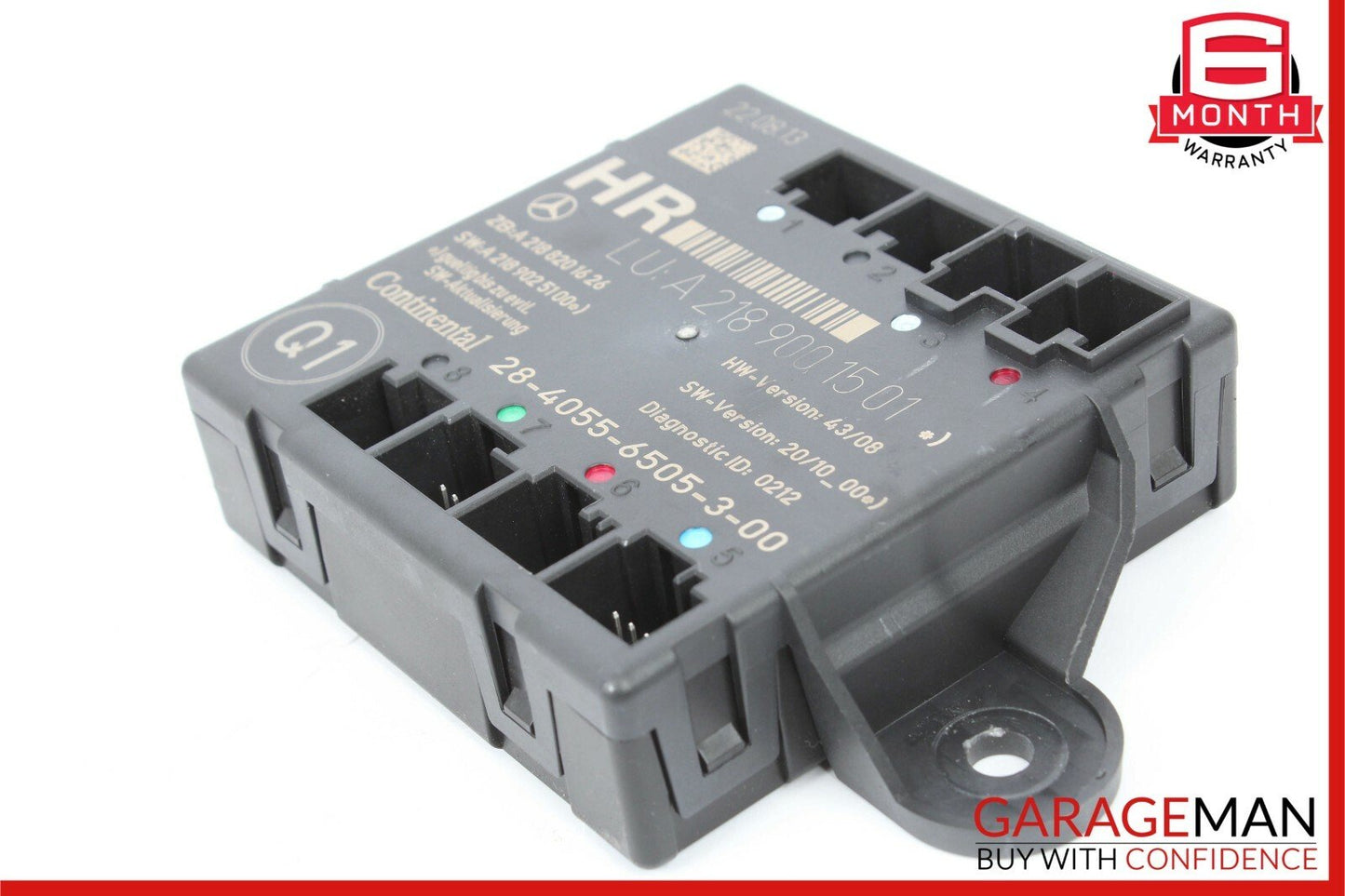 08-15 Mercedes W204 C250 C350 Rear Right Passenger Side Door Control Module Unit