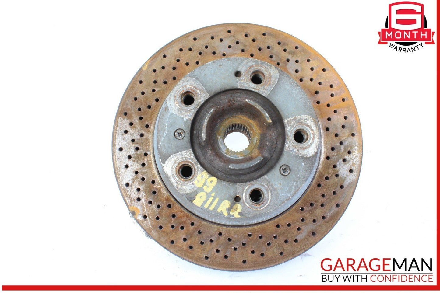 97-05 Porsche 911 Carrera Rear Right Side Spindle Knuckle w/ Rotor Disc OEM