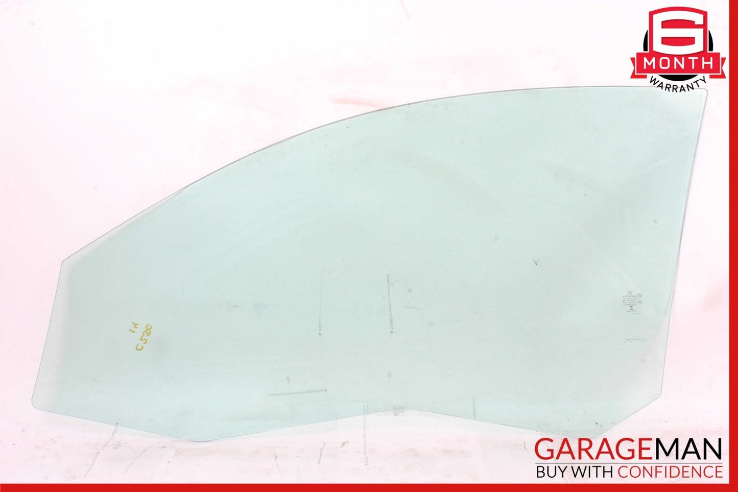 12-14 Mercedes W204 C250 C350 Coupe Front Right Side Door Window Glass OEM