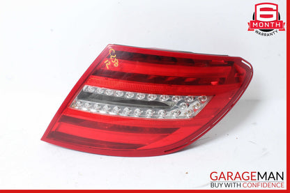 12-14 Mercedes W204 C250 C300 C63 AMG Rear Right Taillight Tail Light Lamp LED