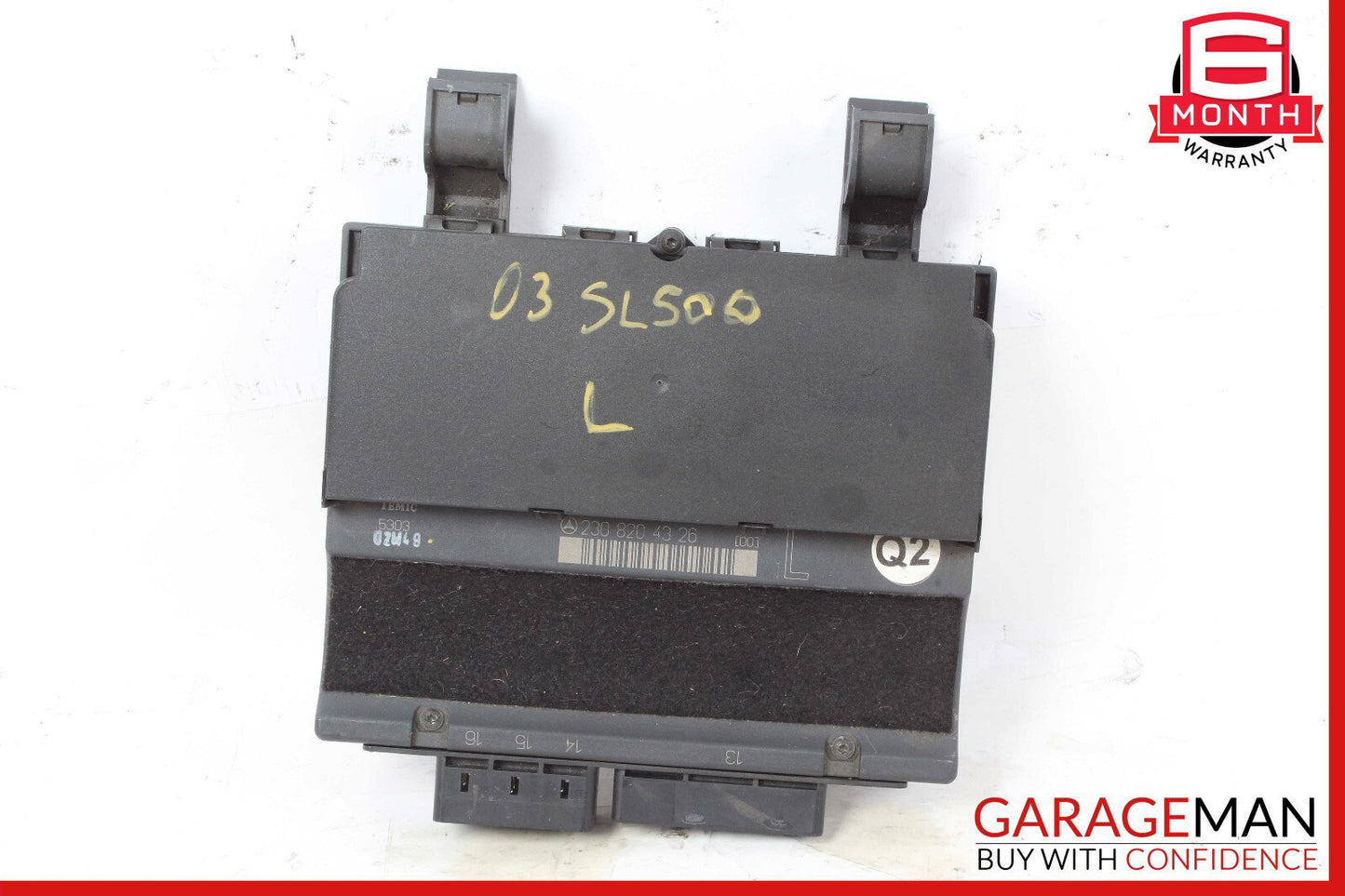 03-12 Mercedes R230 SL500 SL55 AMG Front Left Under Seat Control Module Unit